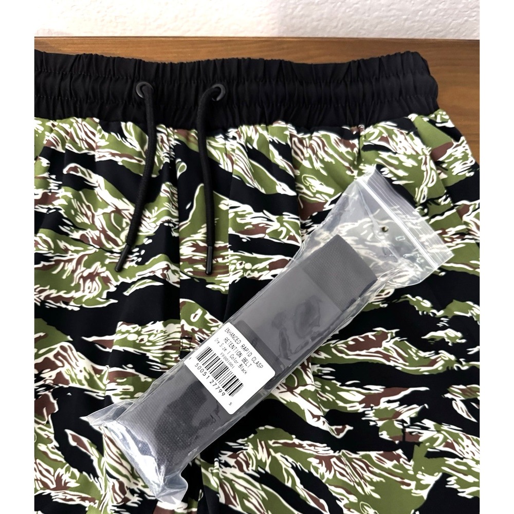Arrowhead Tactical Shorts Mens Large Tiger Stripe Jungle Camo with New Belt - Picture 2 of 14